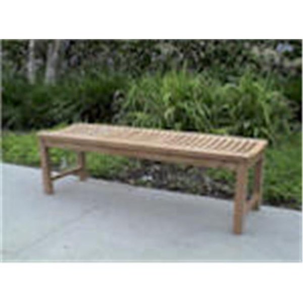 Anderson Anderson Teak BH-459B Casablanca 59 Inch Backless Bench BH-459B